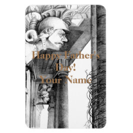 城の彫刻・鉛筆画 マグネット