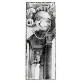 城の彫刻・鉛筆画 ワインギフトバッグ (裏面)