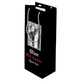 城の彫刻・鉛筆画 ワインギフトバッグ