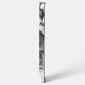 城の彫刻・鉛筆画 SAMSUNG GALAXYケース (左側面)