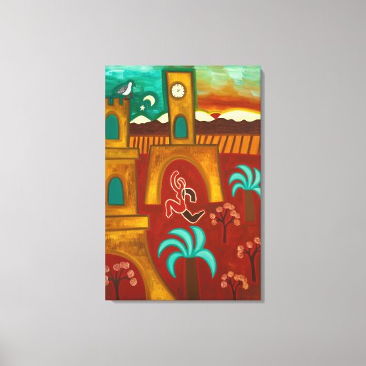 城の征服2010 キャンバスプリント (正面)