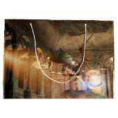 城の攻撃発起位置のドラゴン ラージペーパーバッグ (裏面)