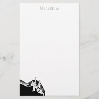 城の文房具 – パーソナライズされた 便箋