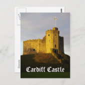 城の日の入り ポストカード (正面/裏面)