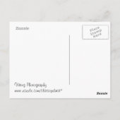 城の日の入り ポストカード (裏面)