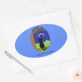 城の王 楕円形シール (封筒)