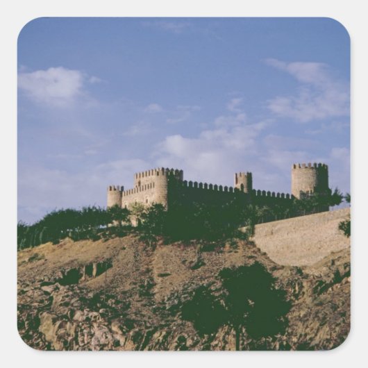 城の眺め スクエアシール (正面)