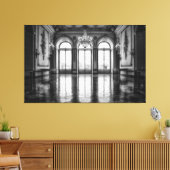 城の社交ダンスの包まれたキャンバス キャンバスプリント (インサイチュ (リビング))