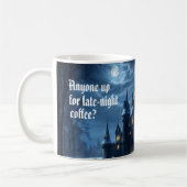 城の空の冷たい夜 コーヒーマグカップ (左)