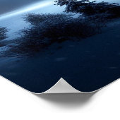 城の空の冷たい夜 ポスター (角)