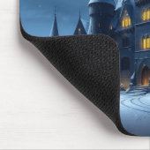 城の空の冷たい夜 マウスパッド (コーナー)