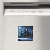 城の空の冷たい夜 マグネット (インサイチュ (食洗機))