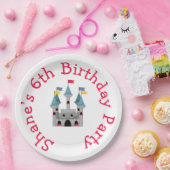 城の誕生日パーティー ペーパープレート (パーティー)