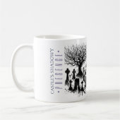 城の闇の存在 コーヒーマグカップ (左)