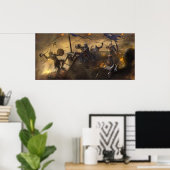 城の防衛 ポスター (ホームオフィス)