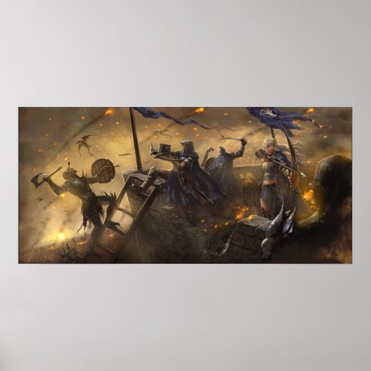 城の防衛 ポスター (正面)