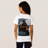 城をトリックまたは治療する Tシャツ (裏面フル)