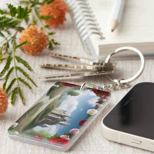 城を介してワンダーランドポータル キーホルダー (正面右)