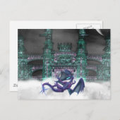 城を守るドラゴン  ポストカード (正面/裏面)