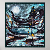 城を持つファンタジー・アートを超えて ポスター (正面)