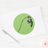 城を築くのに時間がかかる ラウンドシール (封筒)