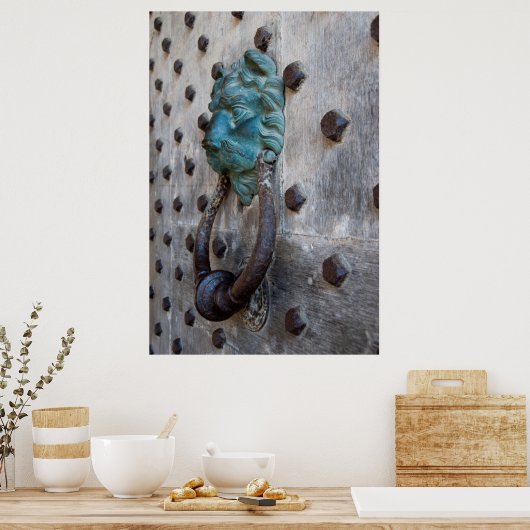 城ドアノッカー ポスター (キッチン)