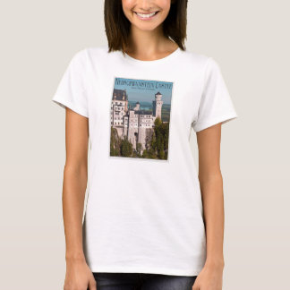 城ノイシュヴァンシュタイン城 Tシャツ