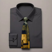 城パタエレガントーンの黄色いネクタイ ネクタイ