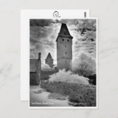 城フランケンシュタイン、キャビネットカード ポストカード (正面/裏面)