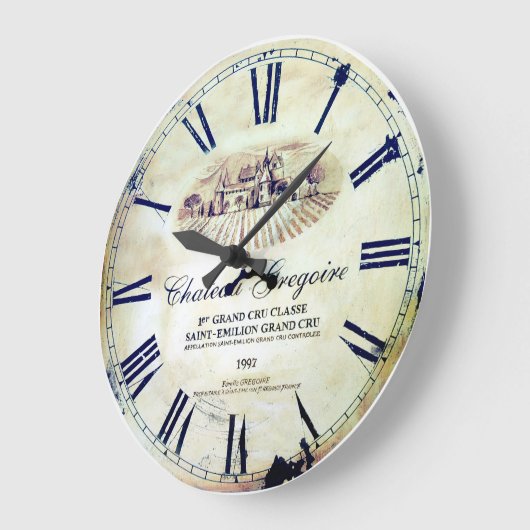 城フランスのグレゴリー。 ラージ壁時計 (傾斜)