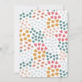 城プリンセスユニコーンフローラガール1st誕生日 招待状 (裏面)