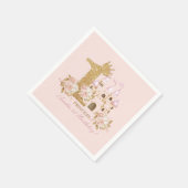 城プリンセス1日の誕生日 スタンダードカクテルナプキン (角)