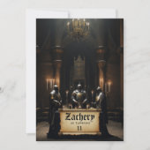 *~*城中世テーマ3騎士AP88誕生日 招待状 (正面)