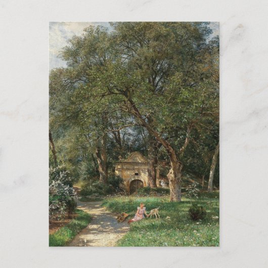 城公園で | ヒューゴダーナート ポストカード (正面)