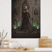 城内の魔女が魔法の儀式を準備 ポスター (キッチン)