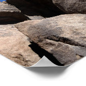 城周樹国立公園の岩 ポスター (角)