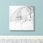 城壁に石を打ち込む臼砲 キャンバスプリント (インサイチュ (ウッドフロア))