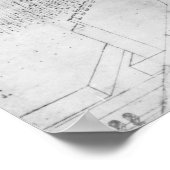 城壁に石を打ち込む臼砲 ポスター (角)