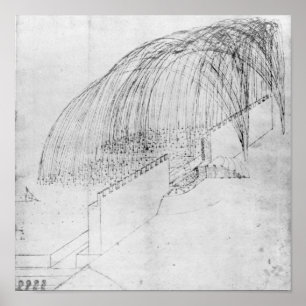 城壁に石を打ち込む臼砲 ポスター