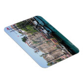 城壁に近いヨット マグネット (右側)