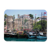 城壁に近いヨット マグネット (横)