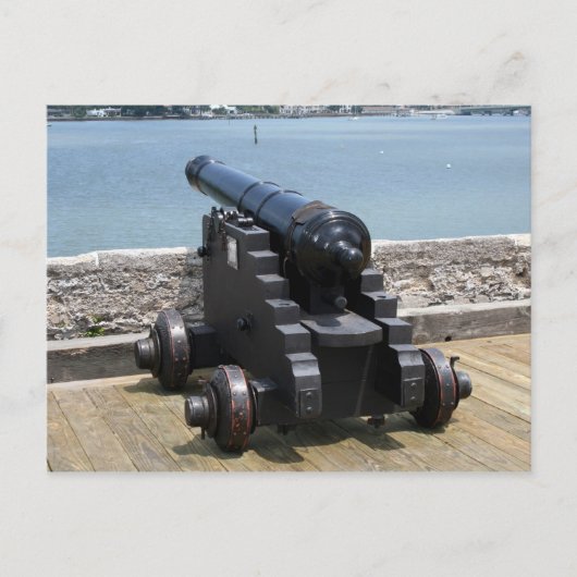 城壁の上のキヤノン ポストカード (正面)