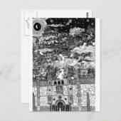 城壁の向こうで眠る ポストカード (正面/裏面)