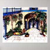 城壁の庭園 – ポスター (正面)