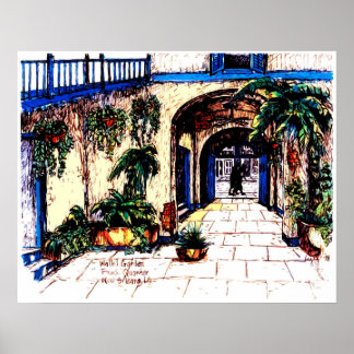 城壁の庭園 – ポスター