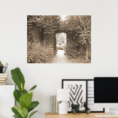 城壁ガーデンゲート ポスター (ホームオフィス)