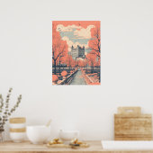 城威厳のある ポスター (キッチン)