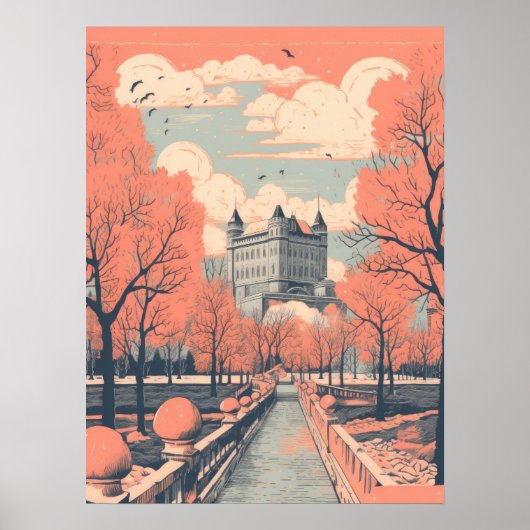 城威厳のある ポスター (正面)