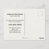 城実在地代理マーケティング葉書 ポストカード (裏面)