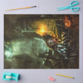 城幽霊のよく出ると墓石の切り離し 薄葉紙 (クラフト)